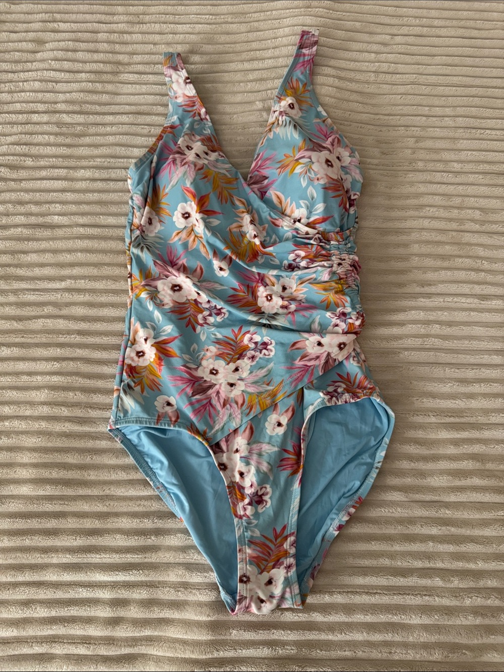 Womens Floral One-Piece Swimsuit